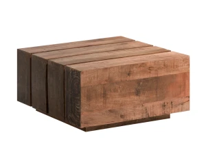 Stolik kawowy Dakota 70x70cm drewno mango
