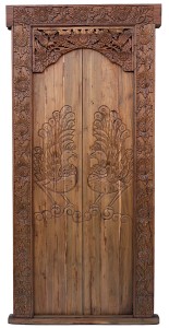 Drzwi tekowe z Indonezji 209x115x11cm