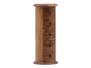 szafka-okrągła-szufladkowa-drewno-akacja-76x32