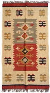 Dywan/Kilim Indyjski wełna i juta 160x90cm 