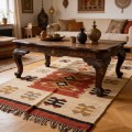 dywan-płasko-tkany-wełna-juta-country-house-sypialnia