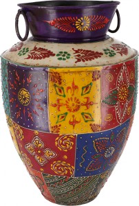 indyjski-kolorowy-wazon-patchwork-metalowy