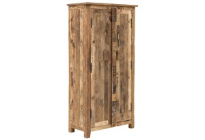 Szafa Kavali drewno z recyklingu (pałąk) 185x90x45cm 