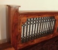 meble-do-sypialni-łóżko-podwójne-kolonialne-metaloplastyka-palisander