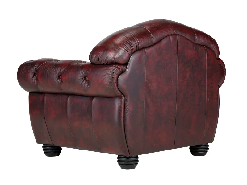 sofa-dwuosobowa-dwójka-skórzana-chesterfield-czerwona